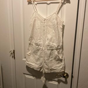 Twelfth Street by Cynthia Vincent white boho playsuit